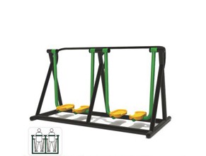 雙人漫步機（人字型）